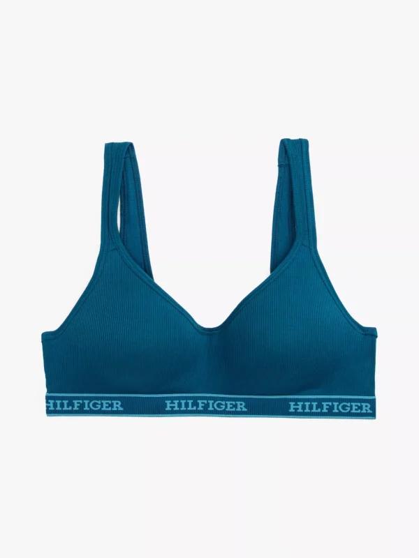 Tommy Hilfiger Hilfiger Monotype gepolstertes Push-up-Bralette DEEP INDIGO Fashion