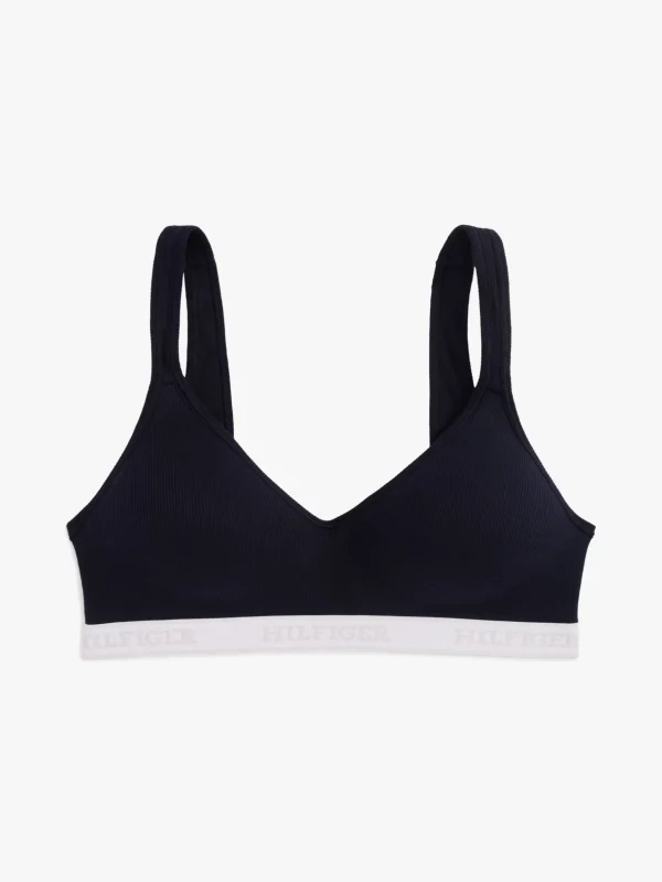 Tommy Hilfiger Hilfiger Monotype gepolstertes Push-up-Bralette DESERT SKY Clearance