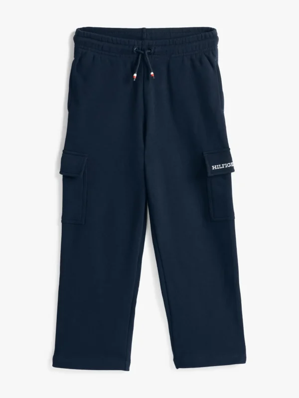 Tommy Hilfiger Hilfiger Monotype Jogginghose im Cargo-Stil DARK NIGHT NAVY New