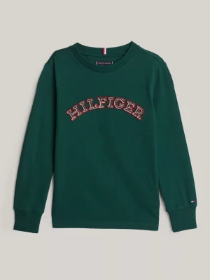 Tommy Hilfiger Hilfiger Monotype Langarmshirt ORNAMENTAL GREEN Cheap