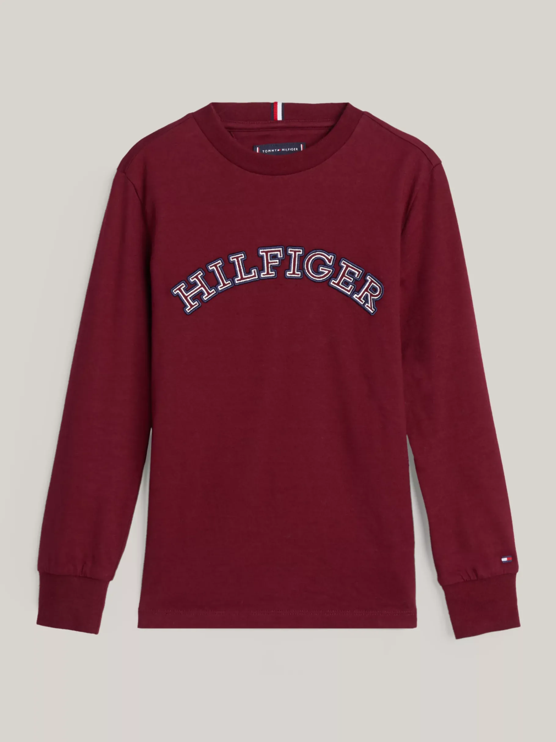 Tommy Hilfiger Hilfiger Monotype Langarmshirt DEEP ROUGE Hot