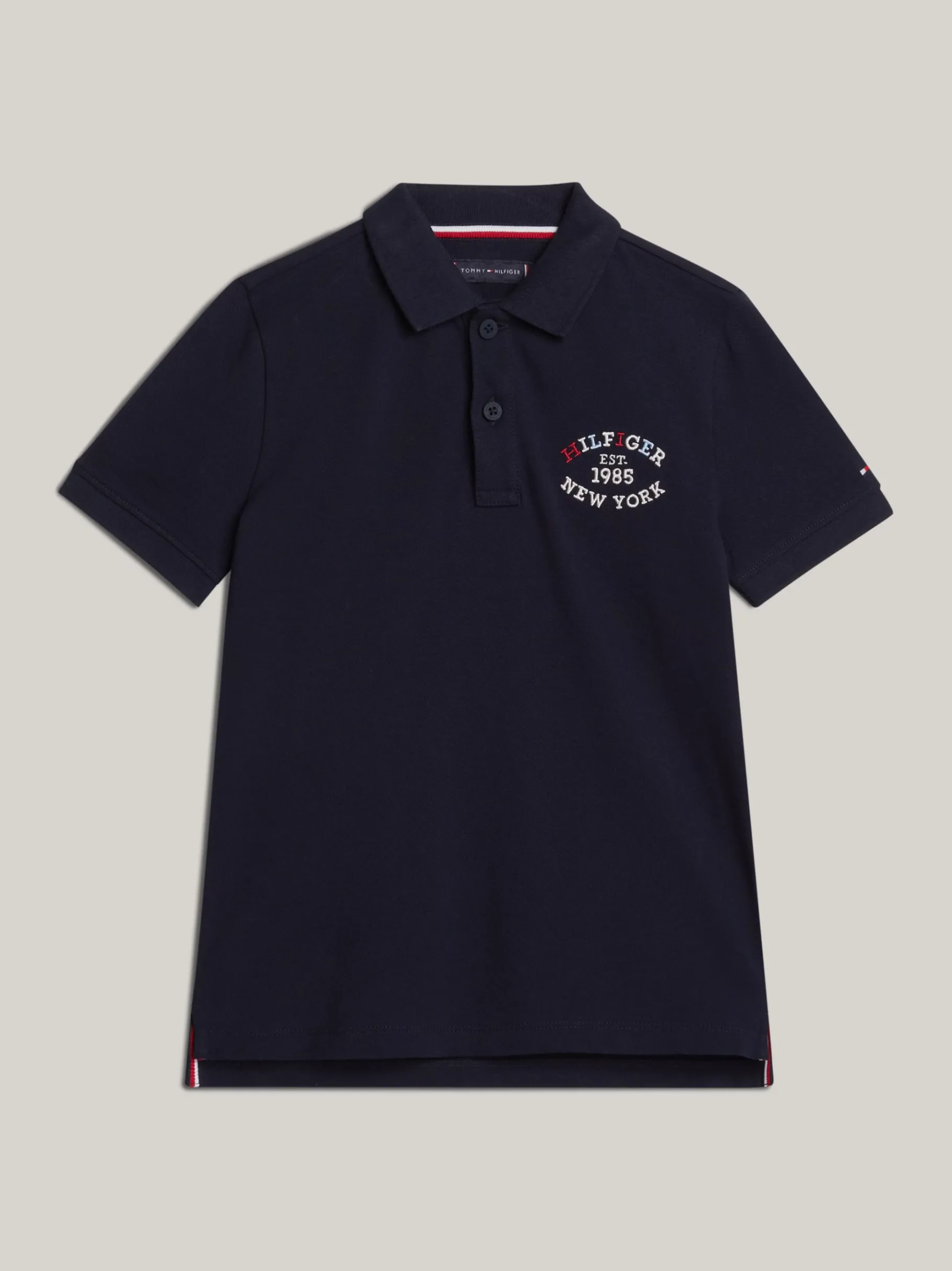 Tommy Hilfiger Hilfiger Monotype Poloshirt mit Logo-Stickerei DESERT SKY Best