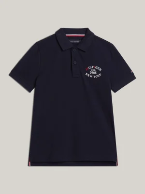 Tommy Hilfiger Hilfiger Monotype Poloshirt mit Logo-Stickerei DESERT SKY Best