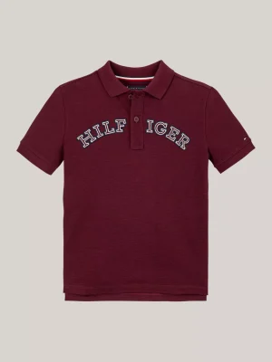 Tommy Hilfiger Hilfiger Monotype Regular Fit Poloshirt DEEP ROUGE Flash Sale
