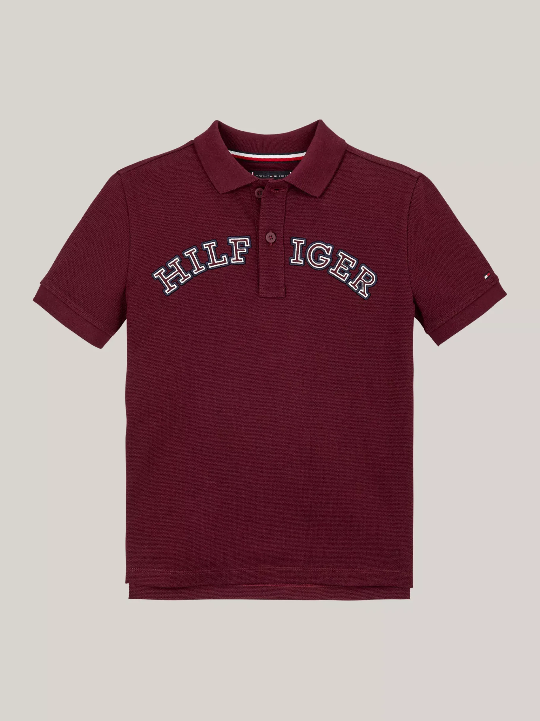 Tommy Hilfiger Hilfiger Monotype Regular Fit Poloshirt DEEP ROUGE Flash Sale
