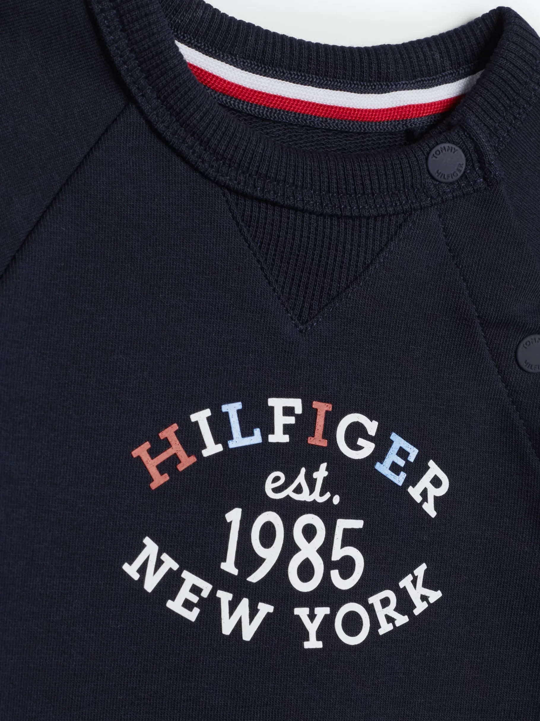 Tommy Hilfiger Hilfiger Monotype Strampler mit Druckknöpfen DESERT SKY Hot