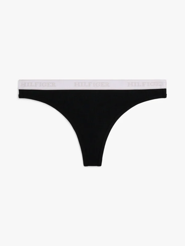 Tommy Hilfiger Hilfiger Monotype String mit Logo-Taillenbund DESERT SKY Cheap