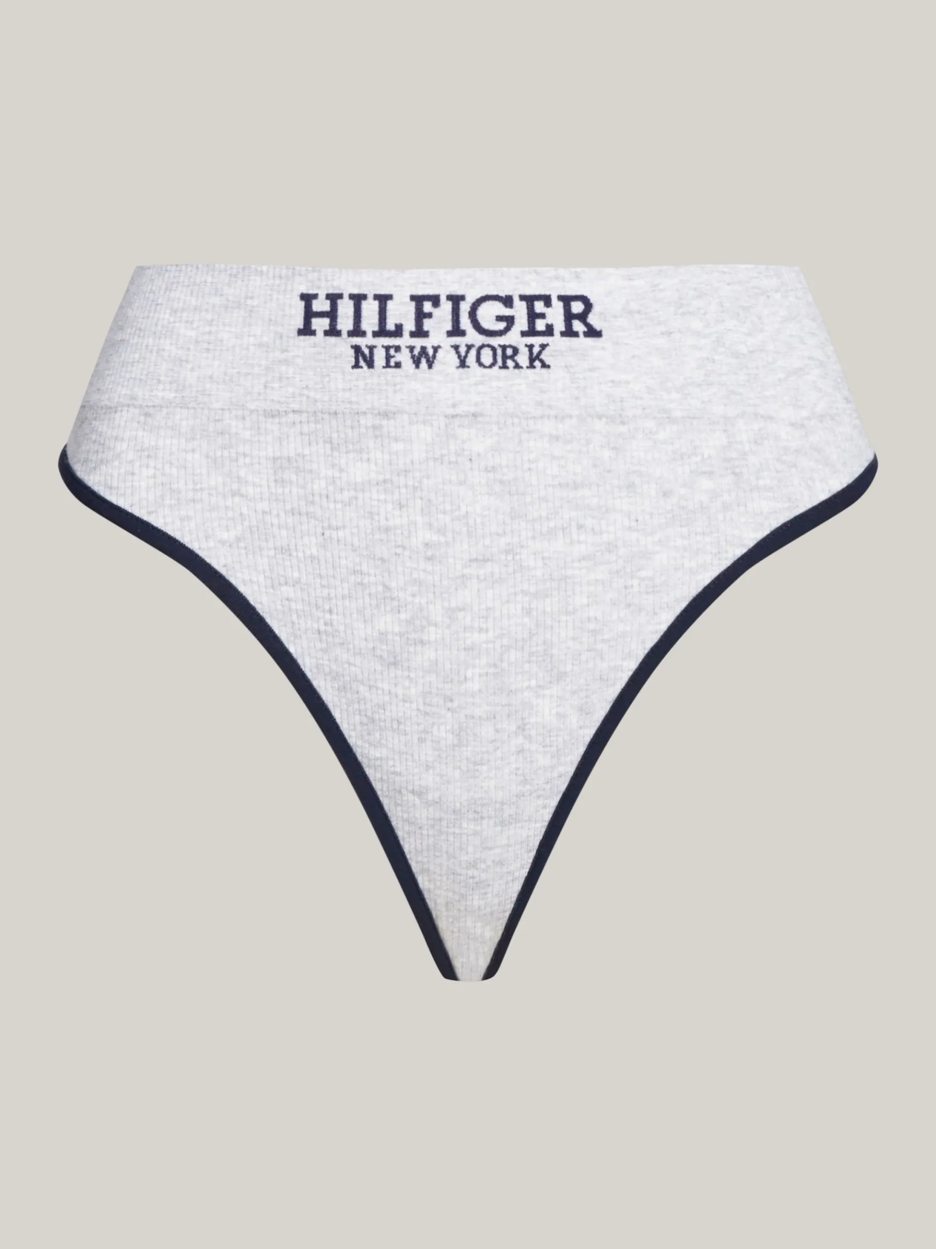 Tommy Hilfiger Hilfiger Monotype String mit Kontrast-Paspeln LIGHT GREY HEATHER Flash Sale