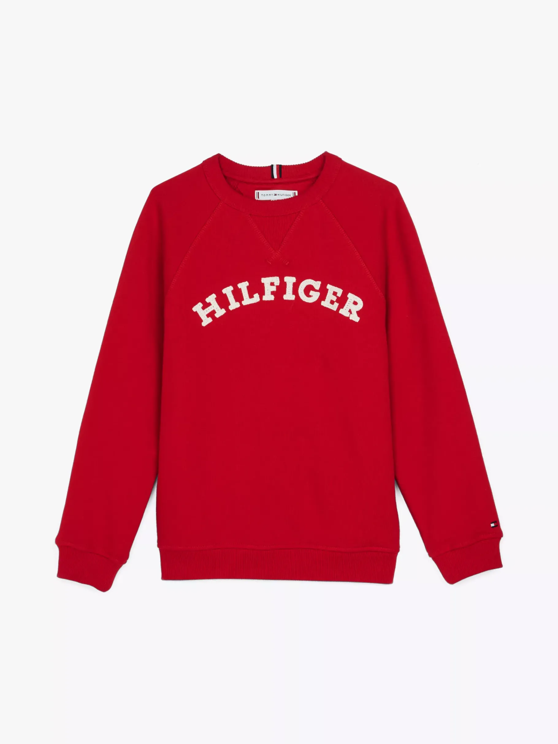 Tommy Hilfiger Hilfiger Monotype Sweatshirt mit Logo MEDIUM RED Cheap