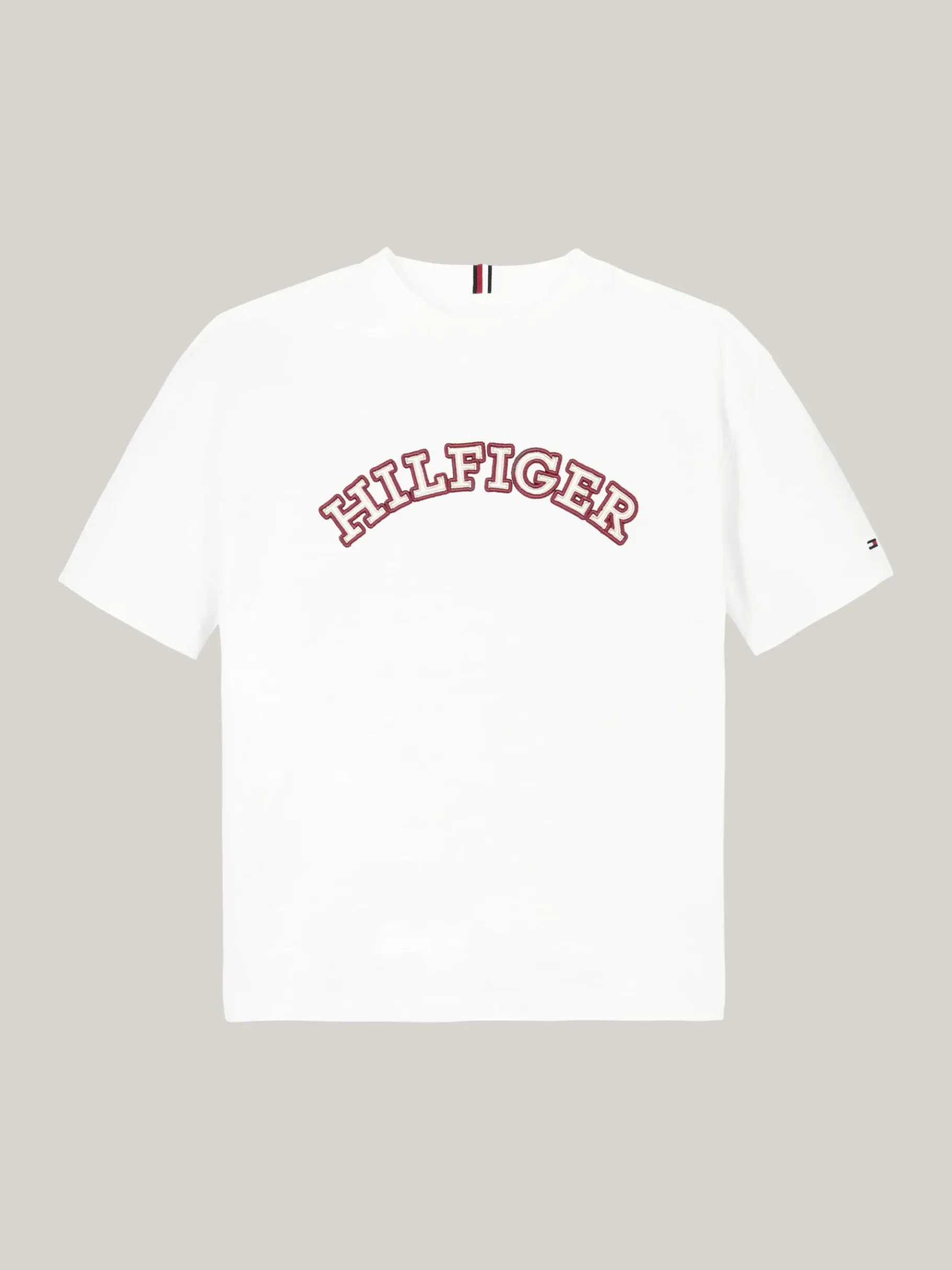 Tommy Hilfiger Hilfiger Monotype T-Shirt mit Applikation WHITE Store