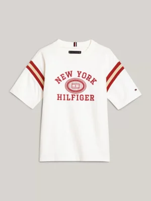 Tommy Hilfiger Hilfiger Monotype T-Shirt mit Logo ANCIENT WHITE Outlet