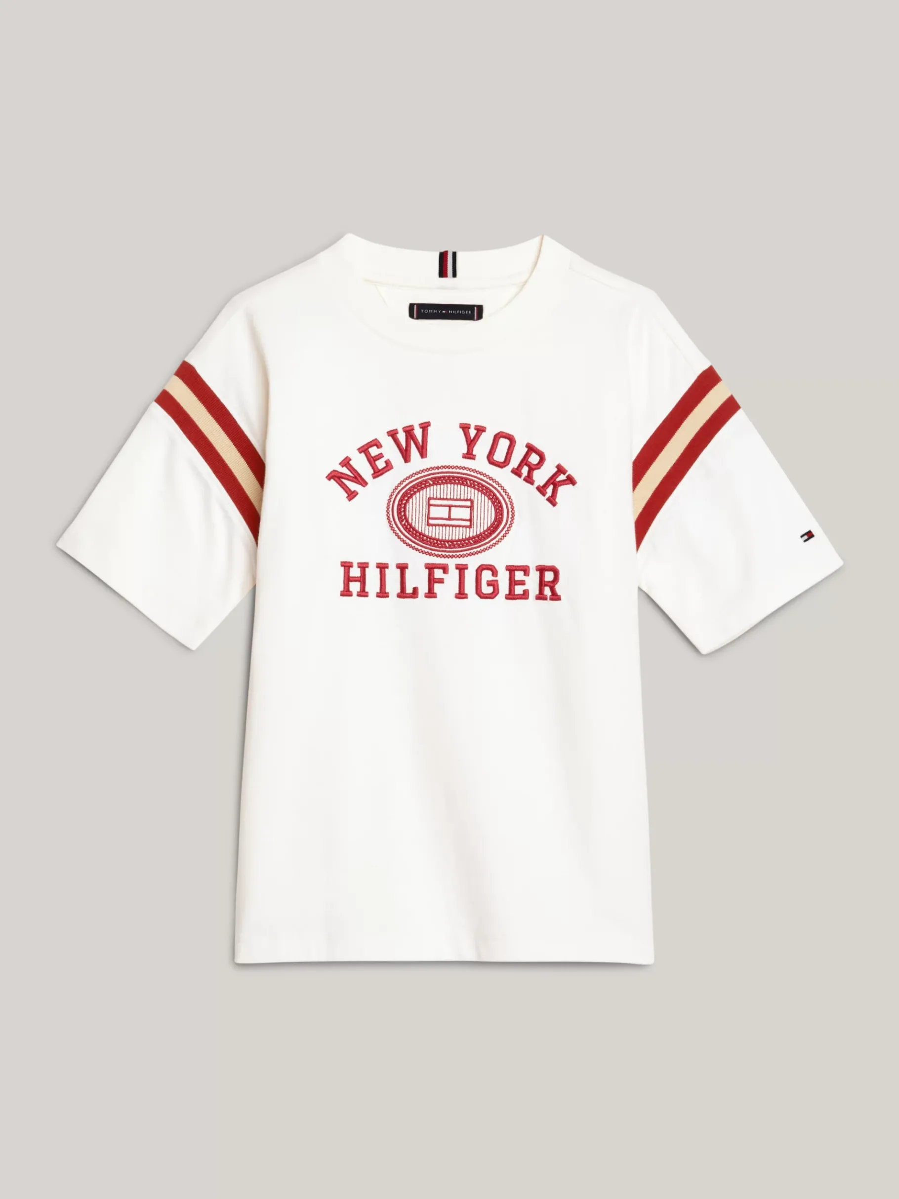 Tommy Hilfiger Hilfiger Monotype T-Shirt mit Logo ANCIENT WHITE Outlet