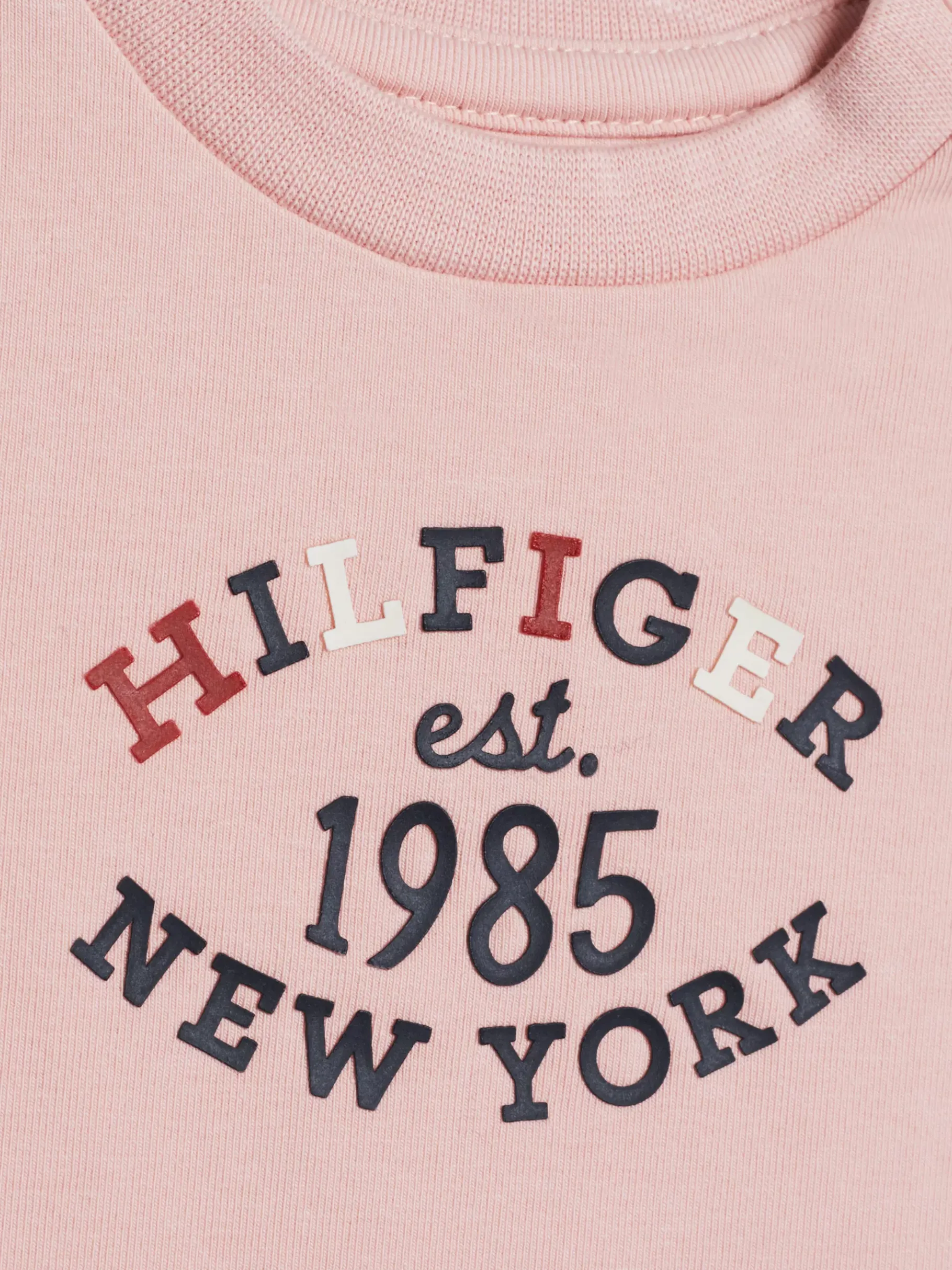 Tommy Hilfiger Hilfiger Monotype T-Shirt mit Logo SOFT ROSE New