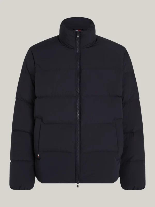 Tommy Hilfiger Hochgeschlossene Puffer-Jacke mit Daunen DESERT SKY Clearance