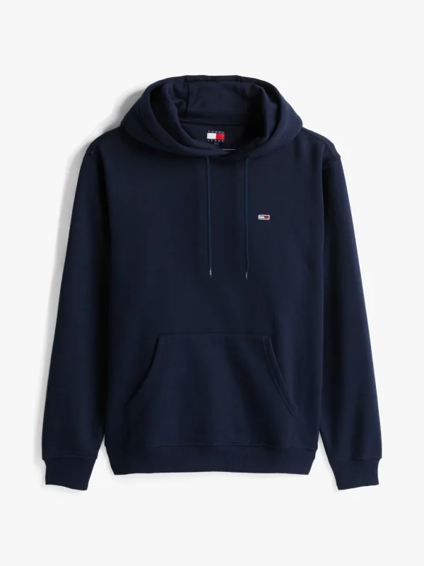 Tommy Hilfiger Hoodie aus gebürstetem Fleece DARK NIGHT NAVY Cheap