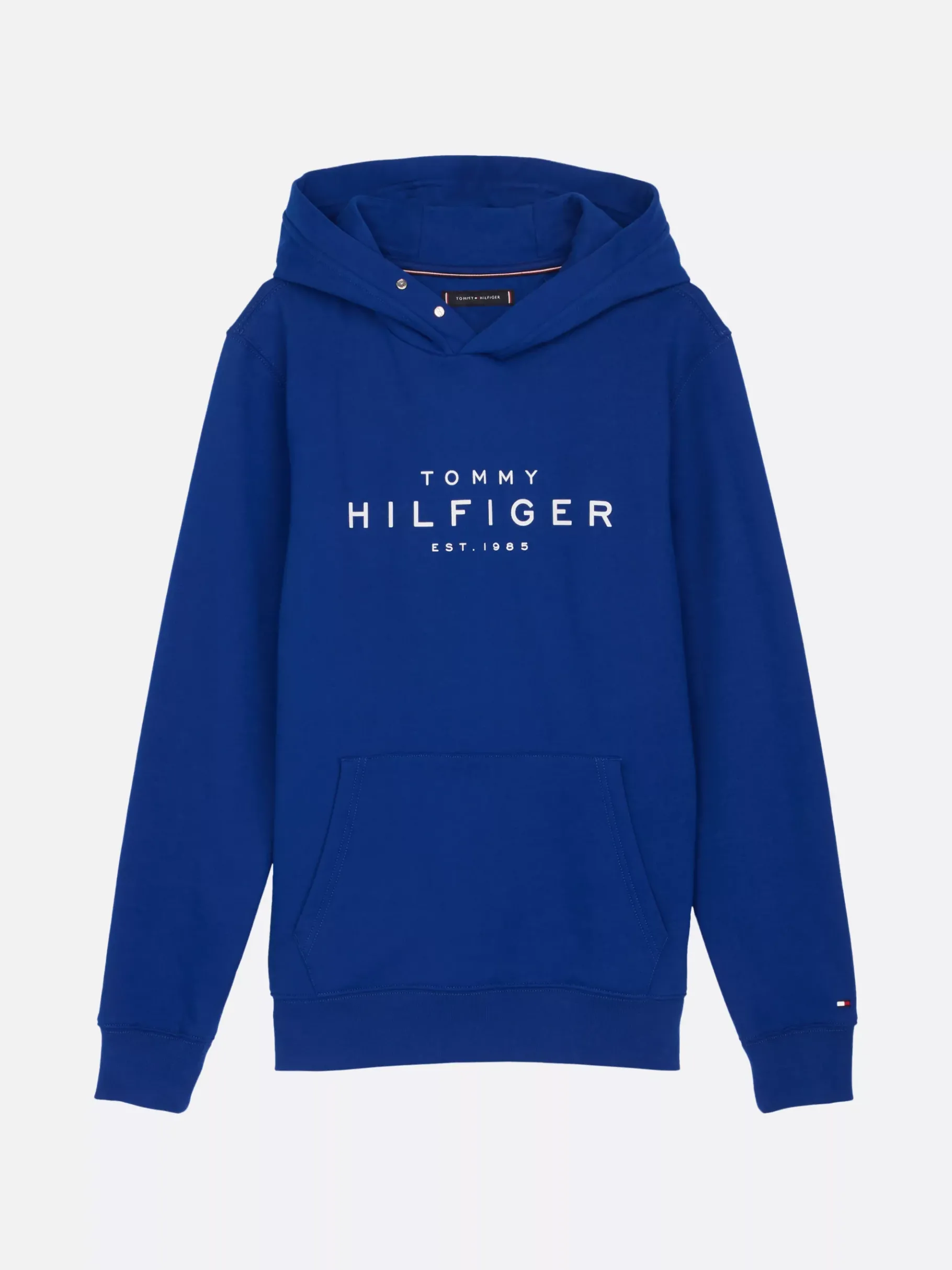 Tommy Hilfiger Hoodie mit Druckknöpfen und Logo WEDGE BLUE Flash Sale