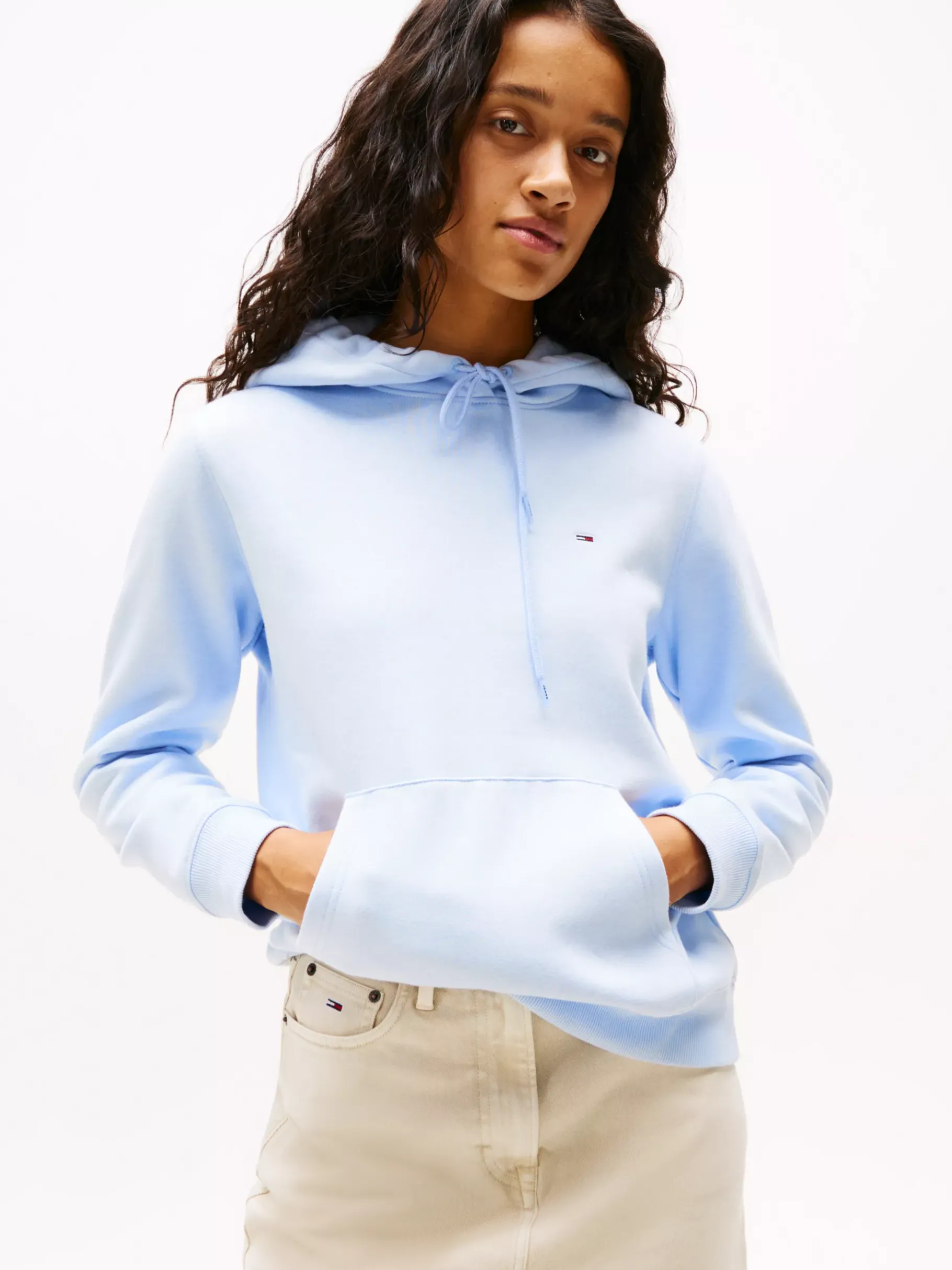 Tommy Hilfiger Hoodie mit Flag-Patch SWEET BLUE Best