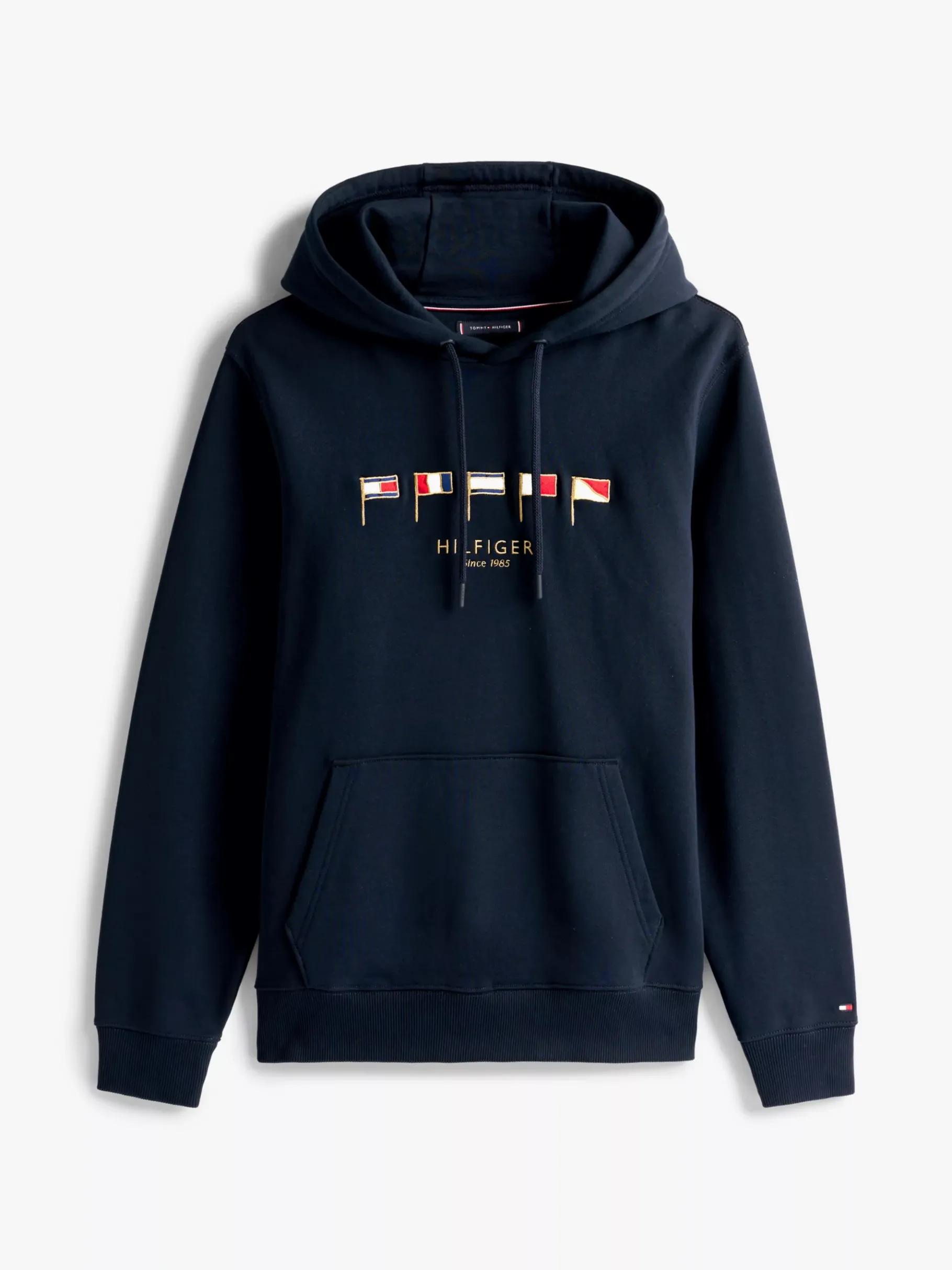 Tommy Hilfiger Hoodie mit Flag-Stickereien DESERT SKY 654 920 Clearance