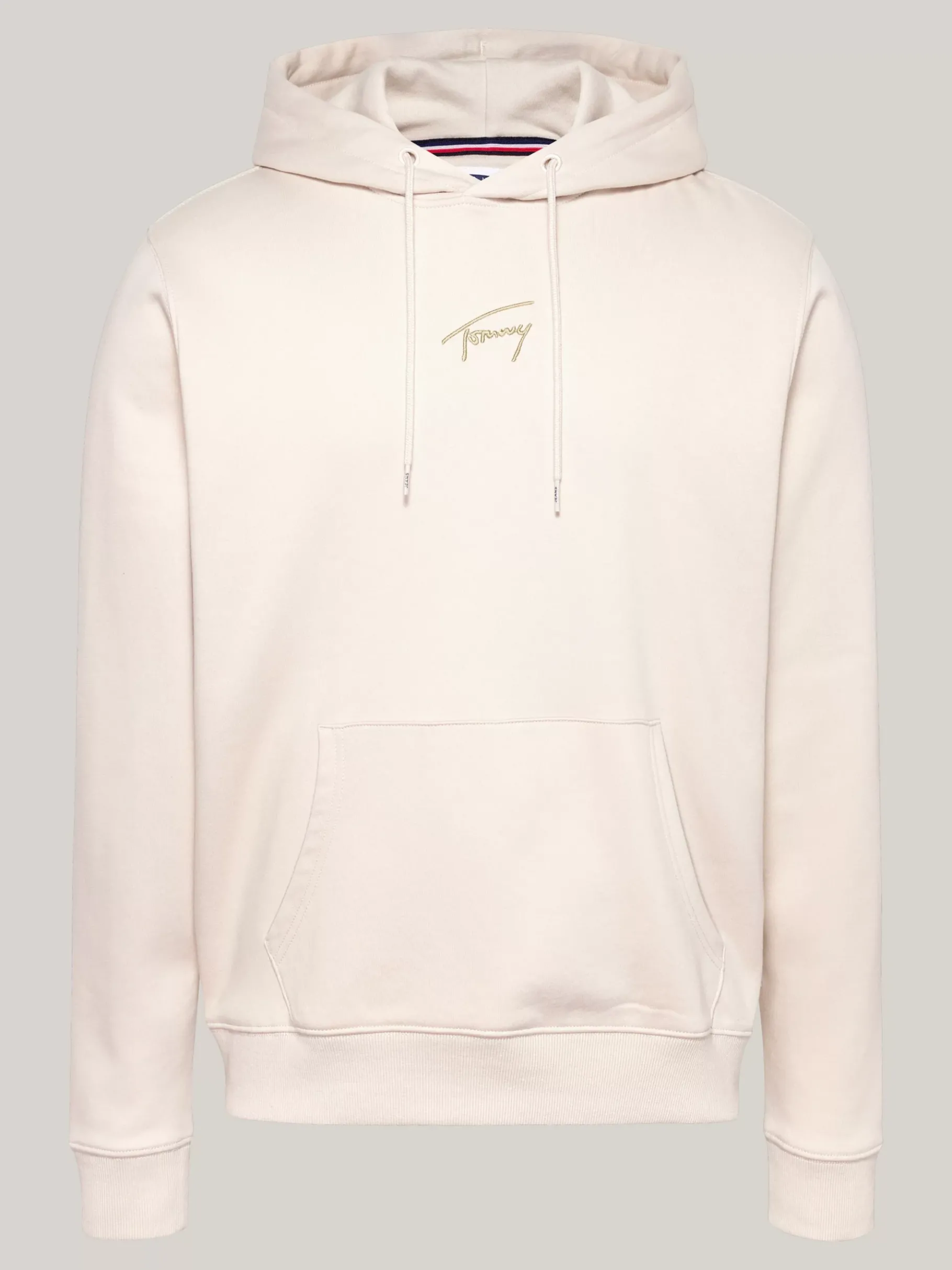 Tommy Hilfiger Hoodie mit goldfarbenem Signatur-Logo NEWSPRINT Sale
