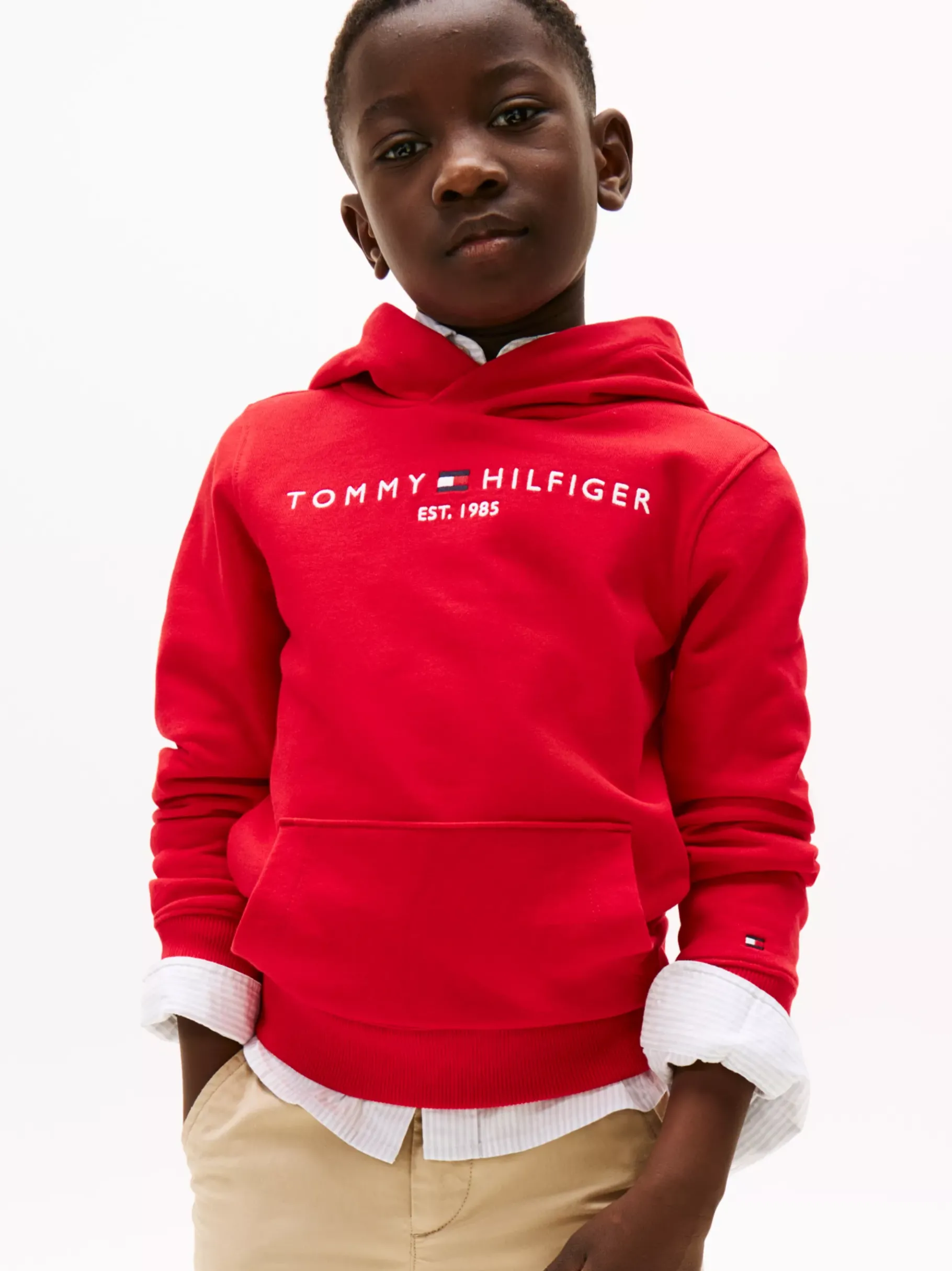 Tommy Hilfiger Hoodie mit Logo PRIMARY RED New
