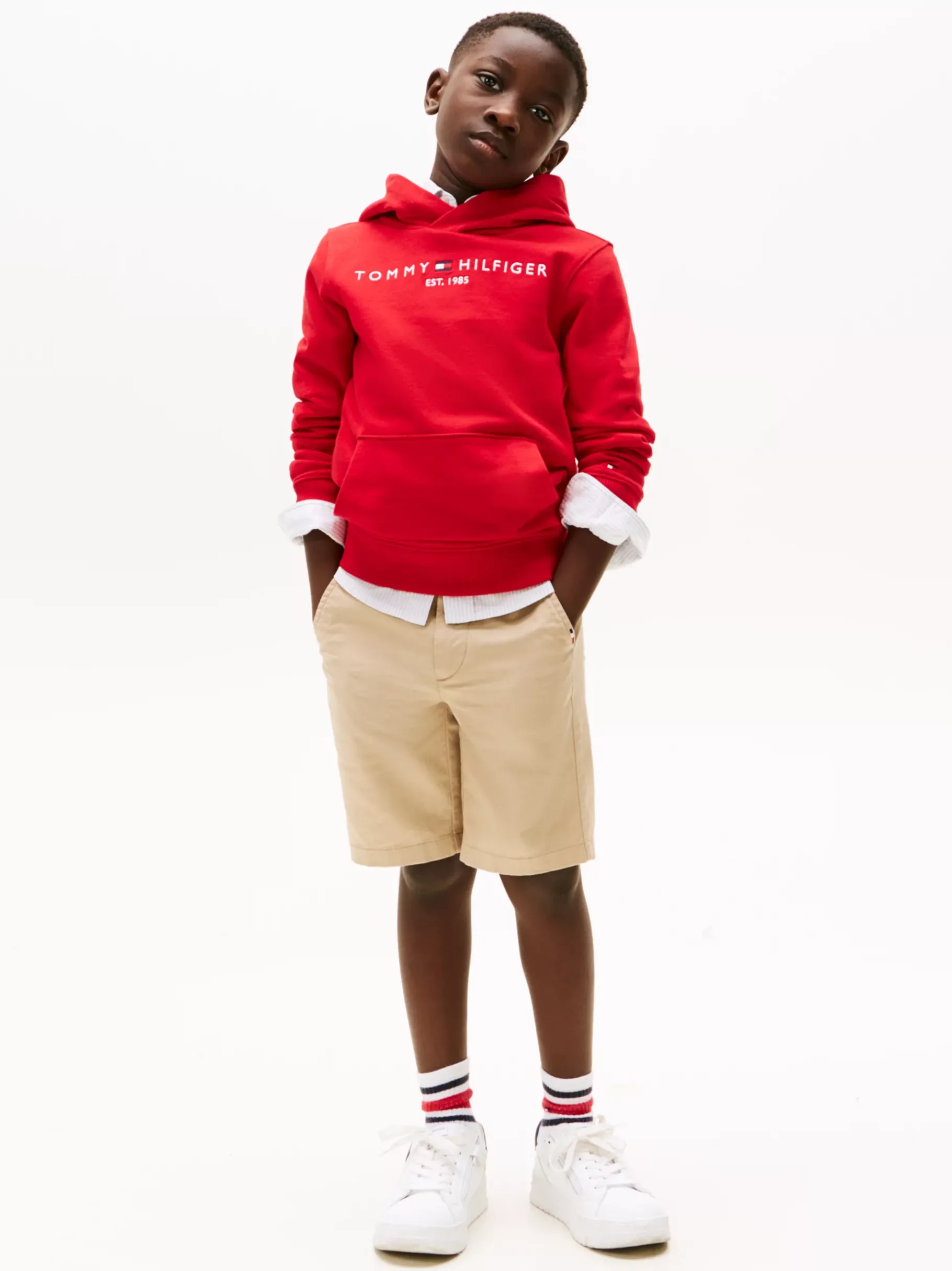 Tommy Hilfiger Hoodie mit Logo PRIMARY RED New