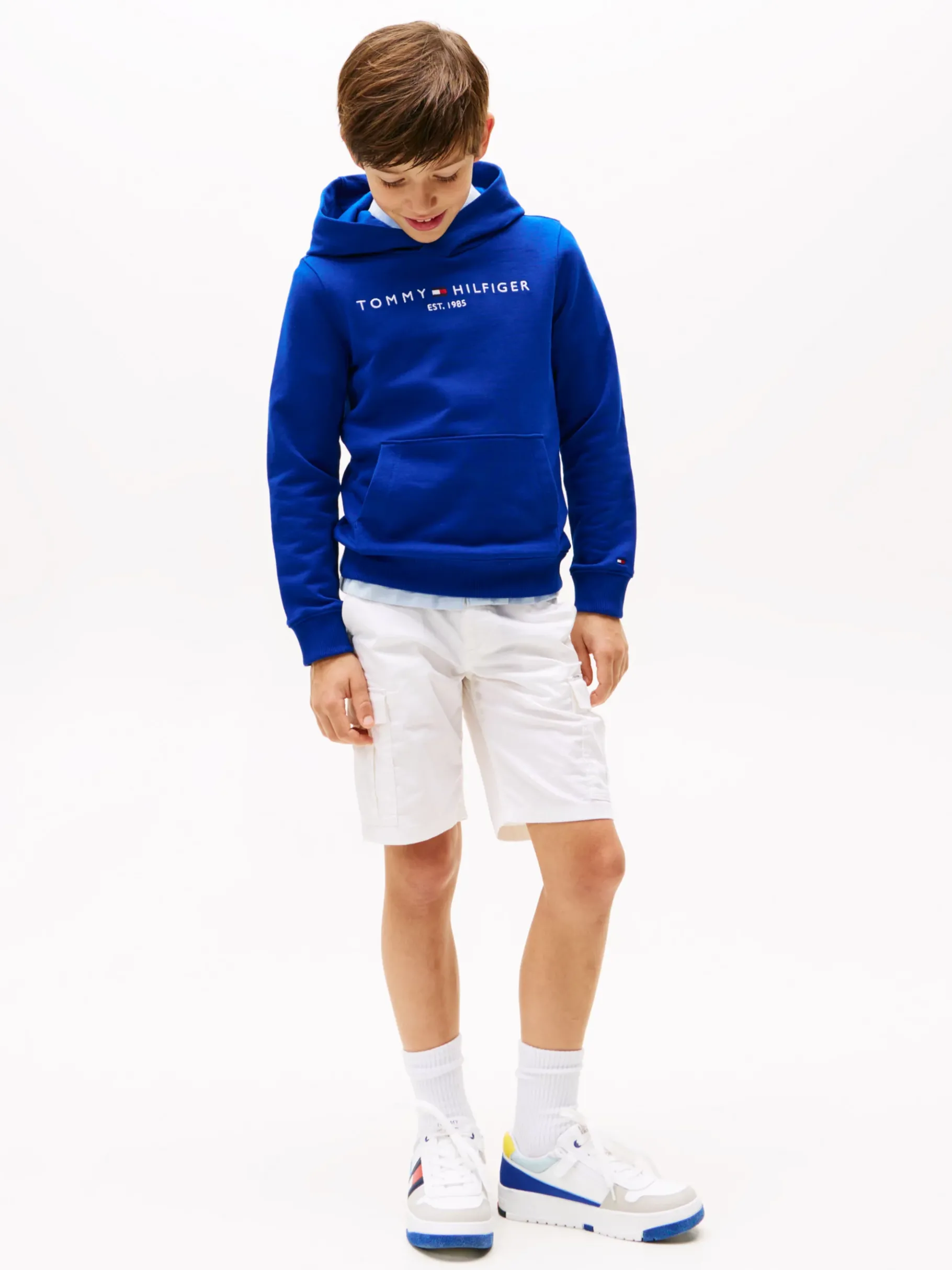 Tommy Hilfiger Hoodie mit Logo WEDGE BLUE Shop