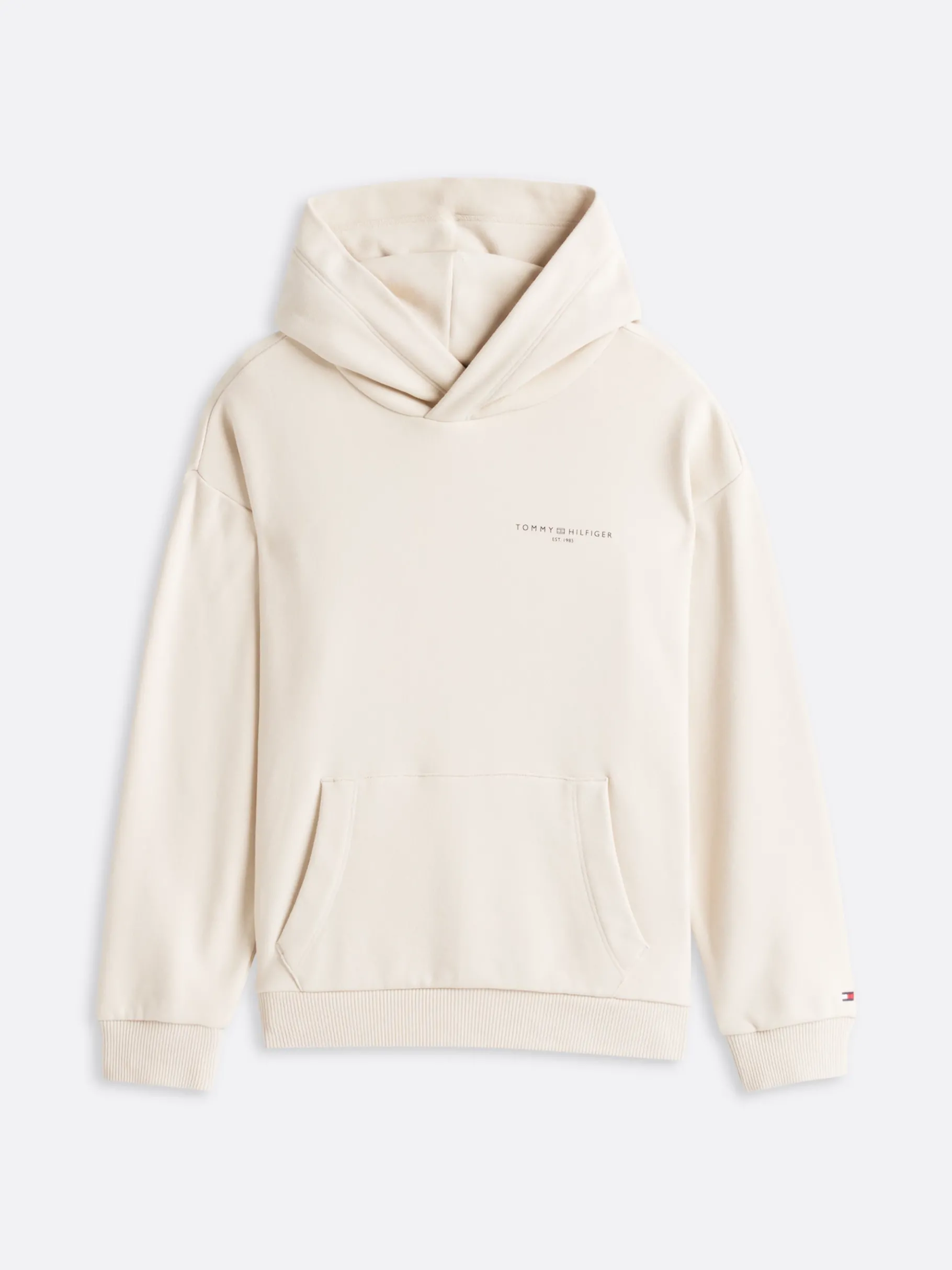 Tommy Hilfiger Hoodie mit Tommy-Tape und Logo CLASSIC BEIGE Cheap