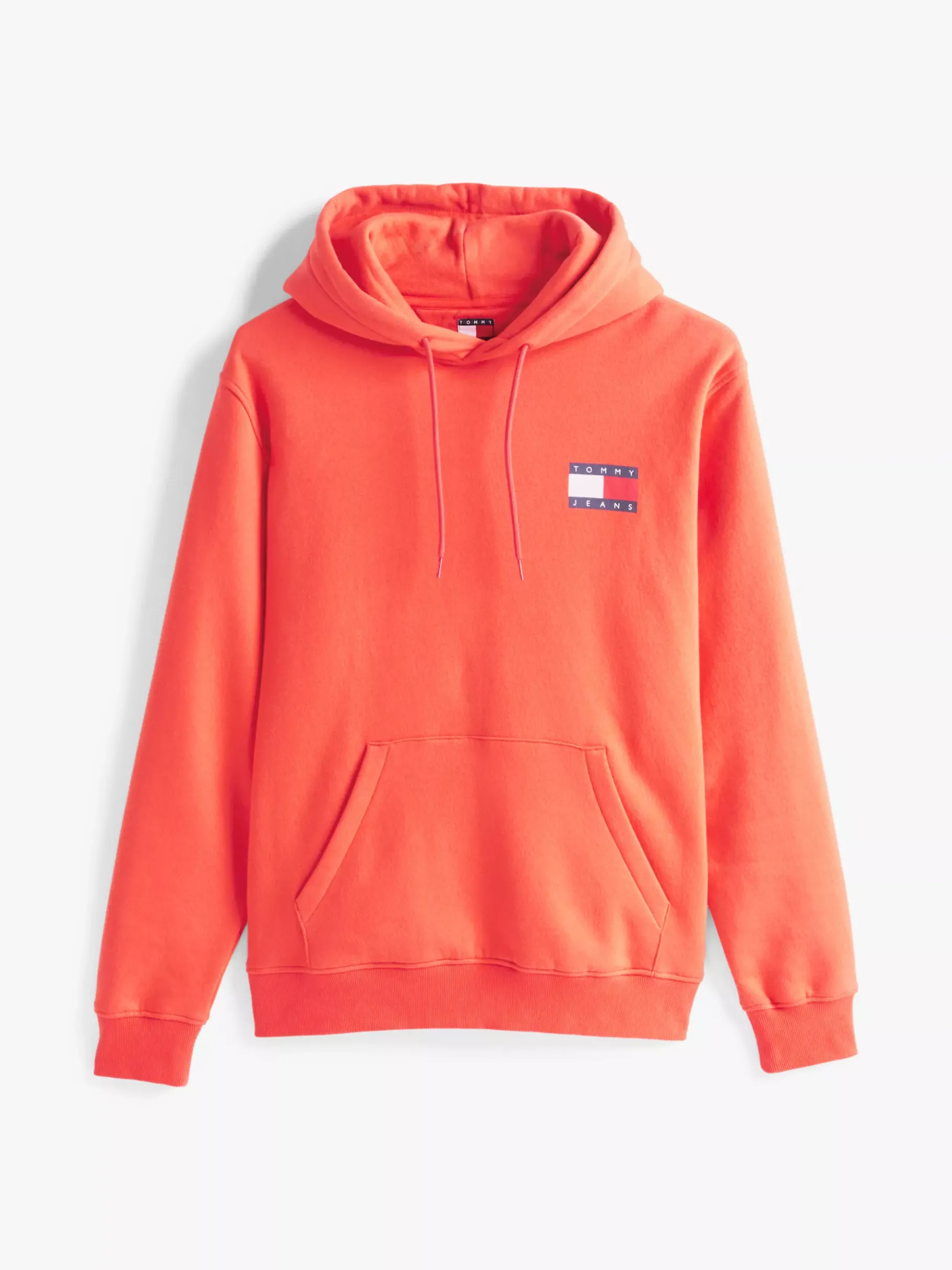 Tommy Hilfiger Hoodie mit Tunnelzug und Logo BRIGHT VERMILLION Outlet