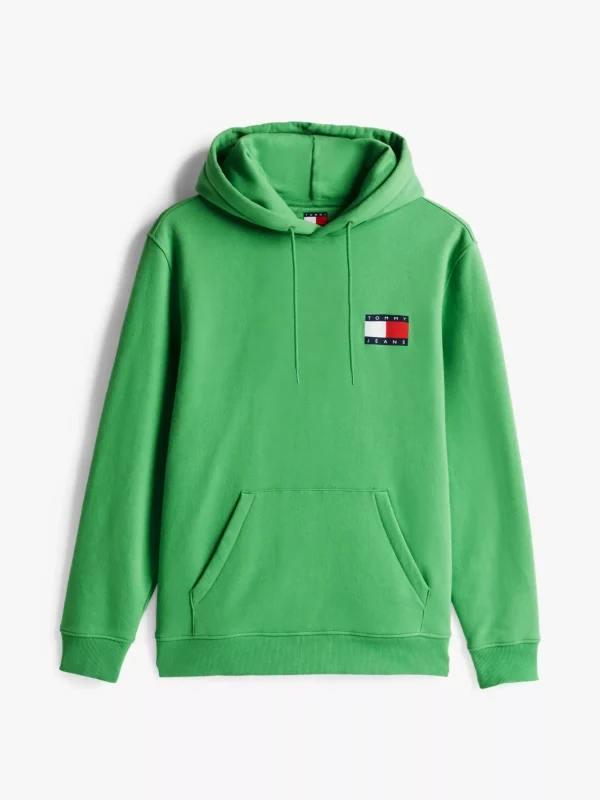 Tommy Hilfiger Hoodie mit Tunnelzug und Logo COASTAL GREEN Best Sale