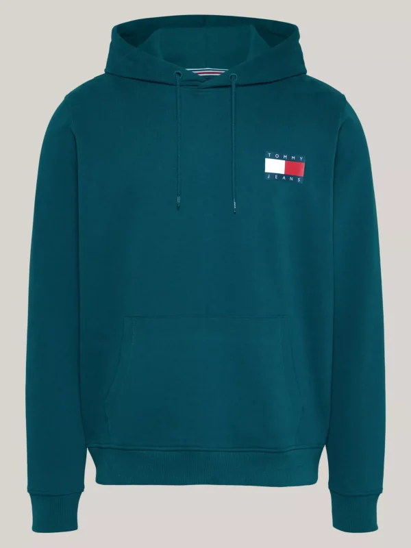 Tommy Hilfiger Hoodie mit Tunnelzug und Logo DEEP SEAWATER Flash Sale