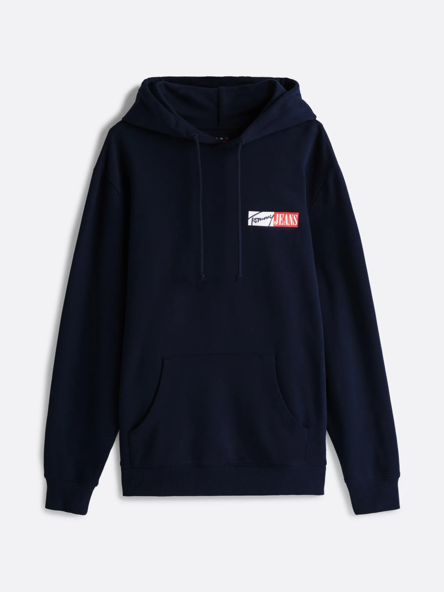Tommy Hilfiger Hoodie mit Tunnelzug und Signatur-Logo DARK NIGHT NAVY Discount