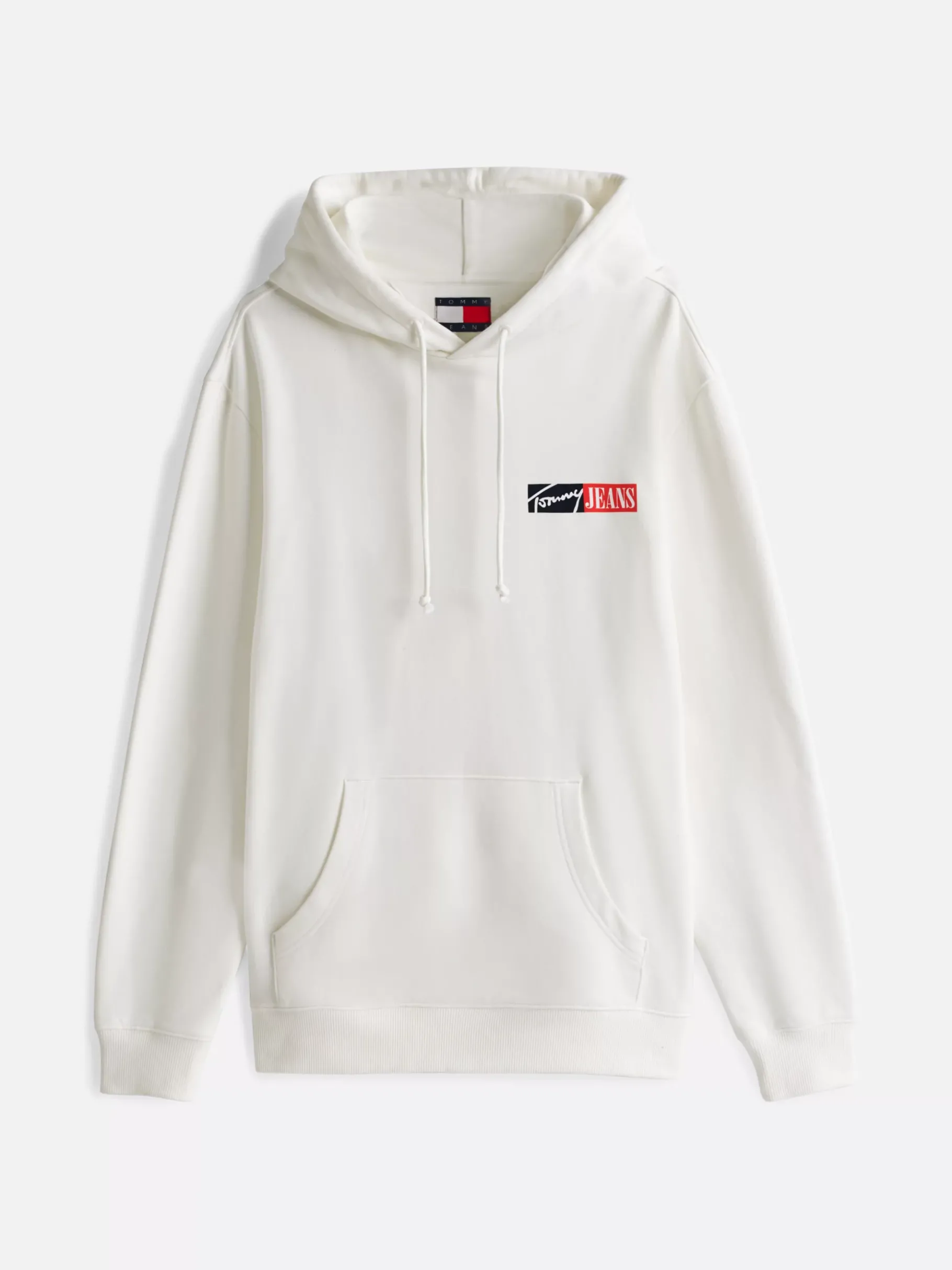 Tommy Hilfiger Hoodie mit Tunnelzug und Signatur-Logo ECRU Shop