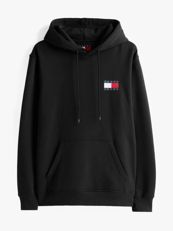 Tommy Hilfiger Hoodie mit Tunnelzug und Logo BLACK Discount