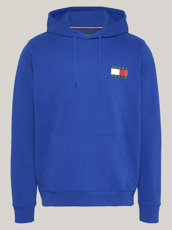 Tommy Hilfiger Hoodie mit Tunnelzug und Logo BRIGHT BLUE Best Sale