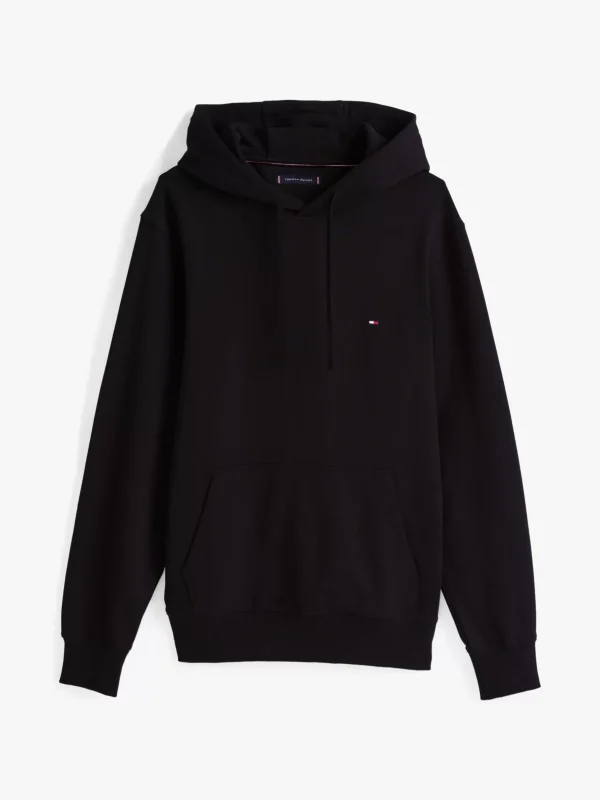 Tommy Hilfiger Hoodie mit Tunnelzug und Flag-Stickerei BLACK Online