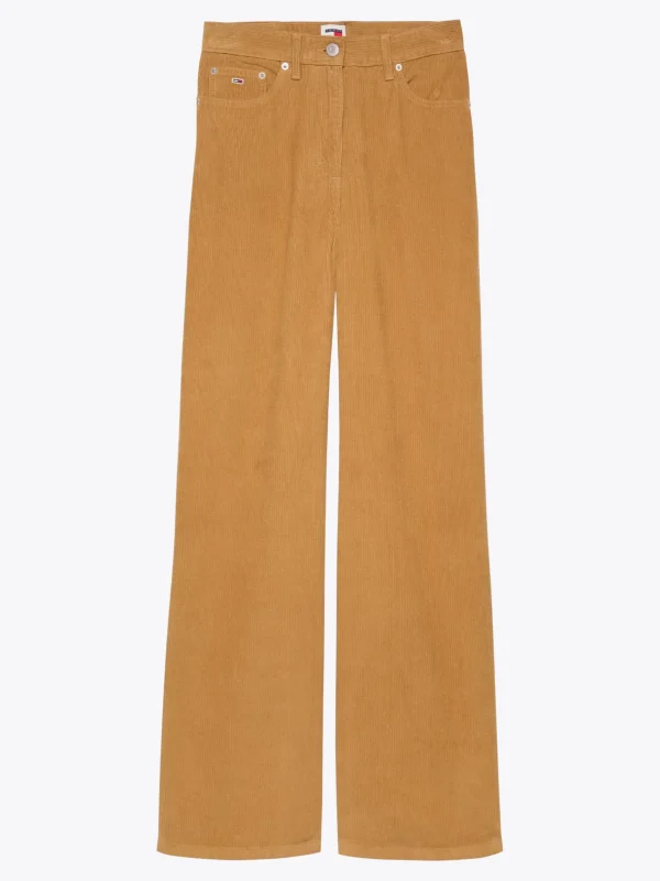 Tommy Hilfiger Hose aus feinem Cord mit weitem Bein GENTLE GOLD Shop