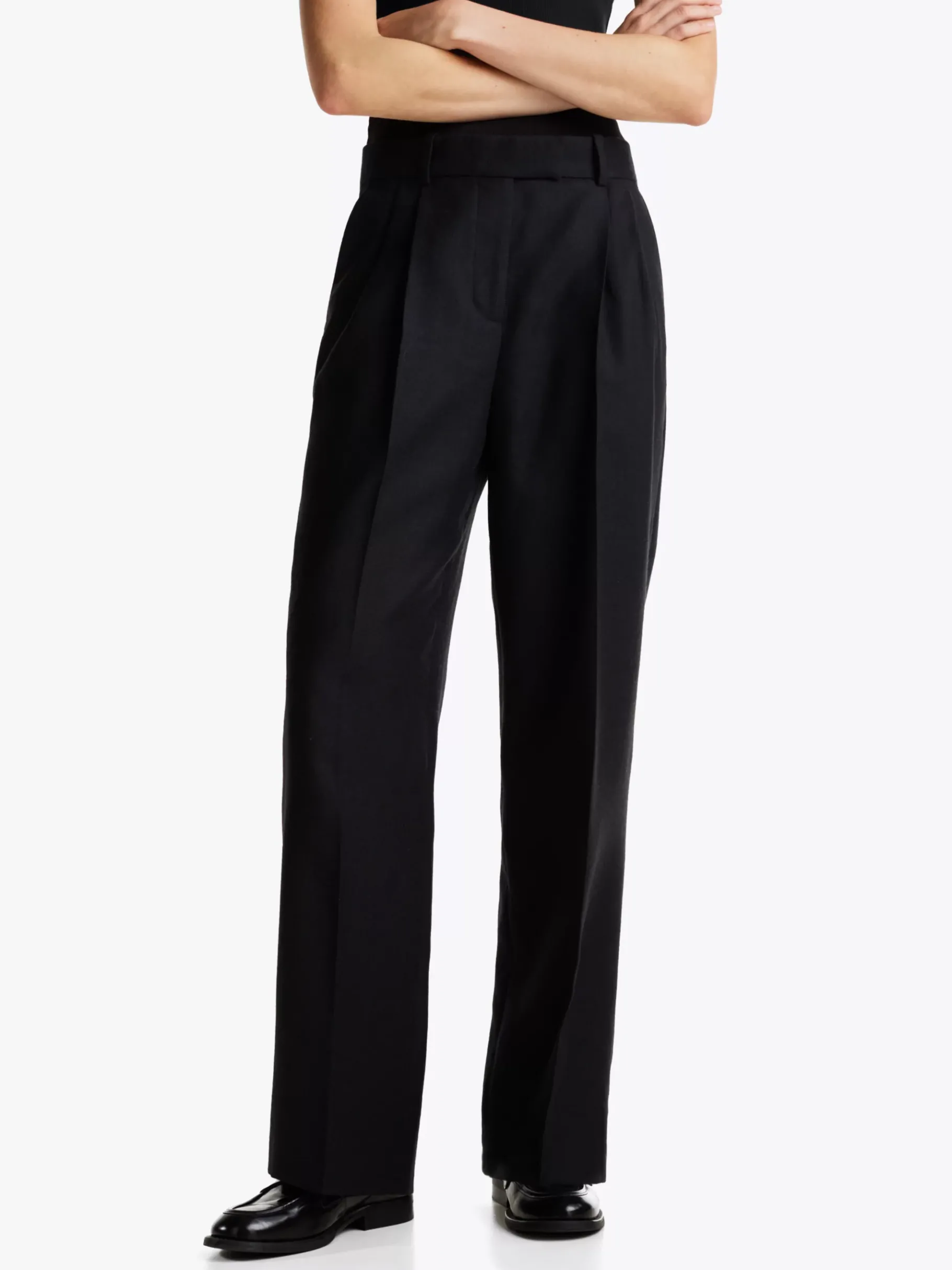 Tommy Hilfiger Hose aus reiner Wolle BLACK Hot