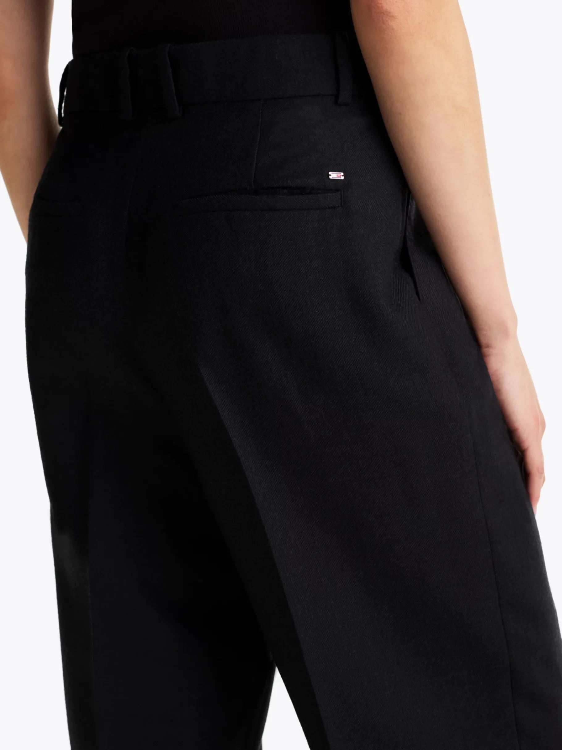 Tommy Hilfiger Hose aus reiner Wolle BLACK Hot