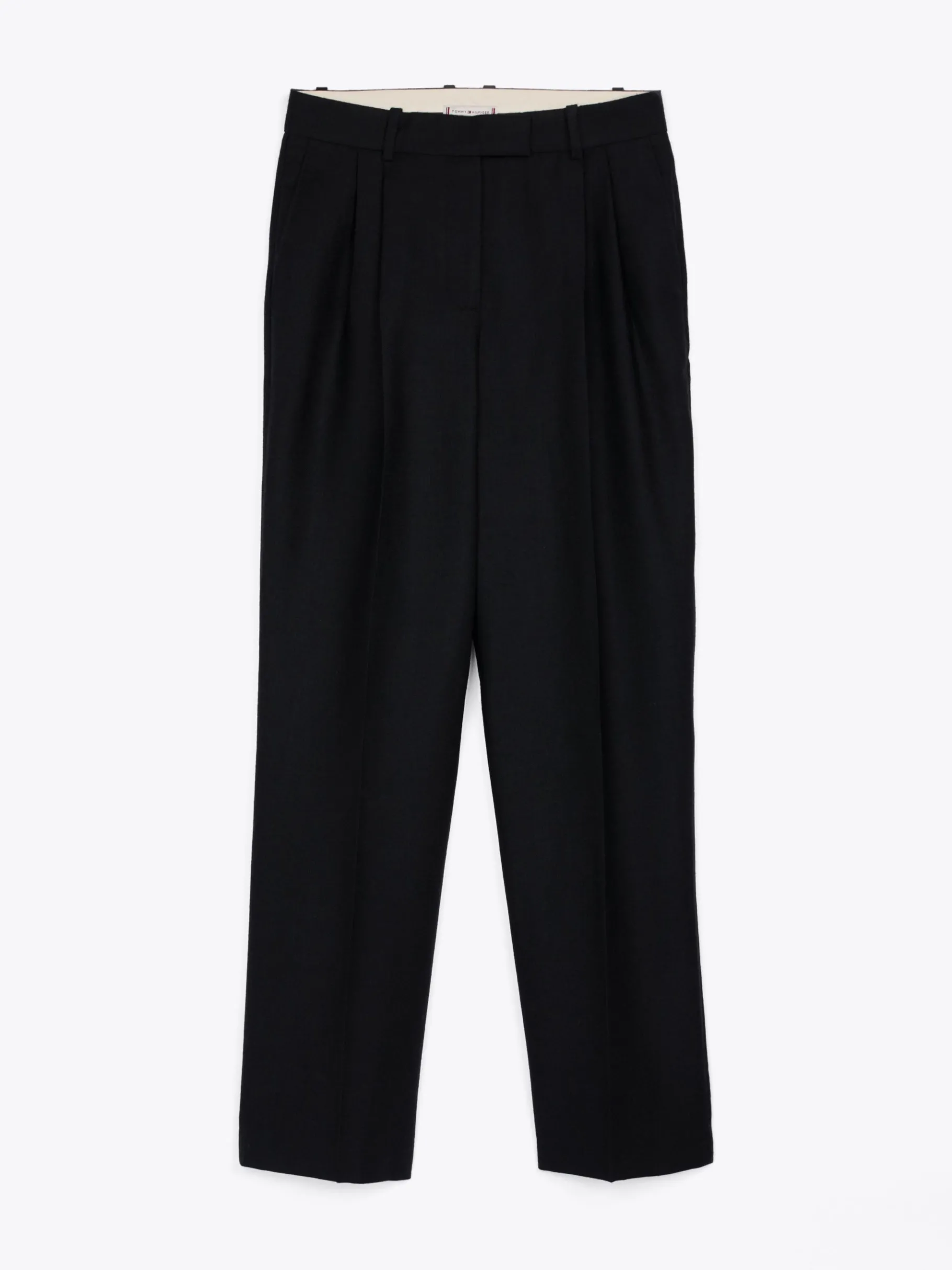 Tommy Hilfiger Hose aus reiner Wolle BLACK Hot