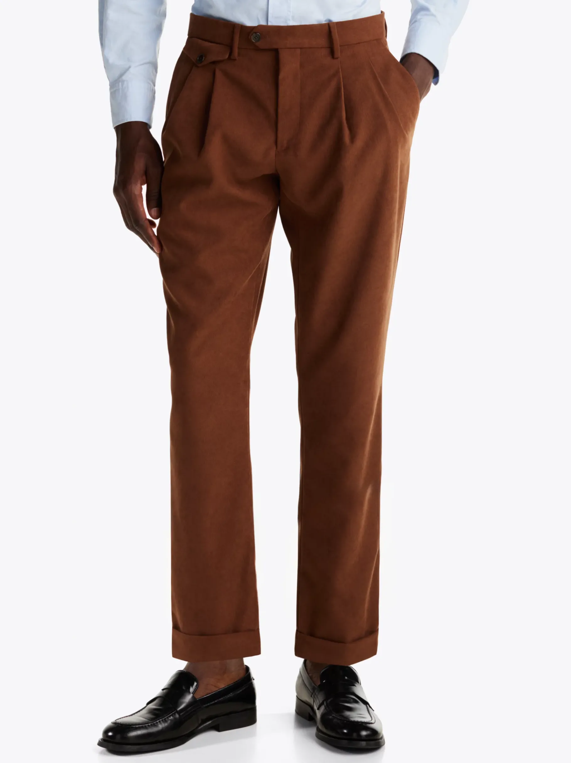 Tommy Hilfiger Hose mit Krempelsaum BROWN Outlet