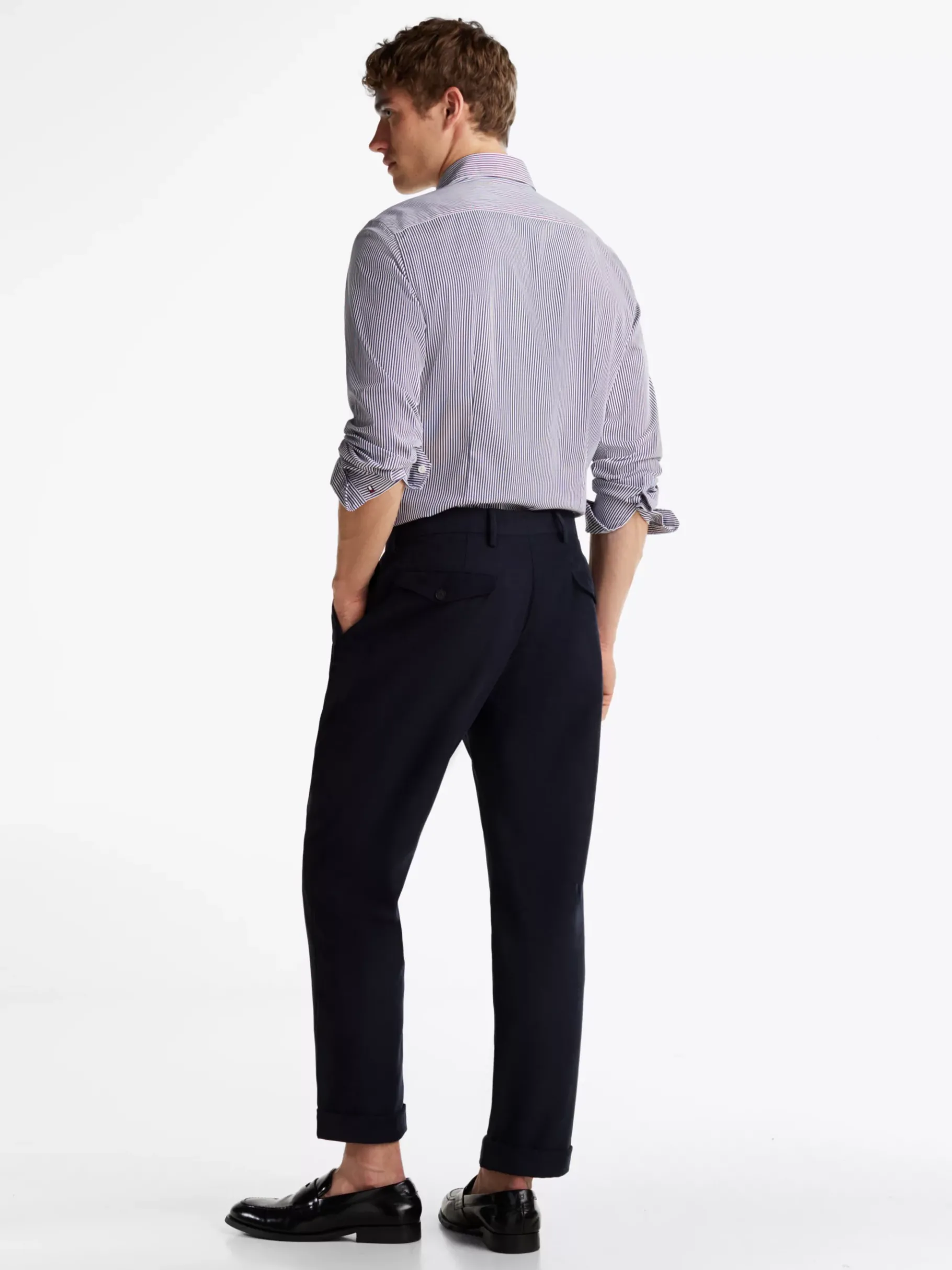 Tommy Hilfiger Hose mit Krempelsaum BLUE Best