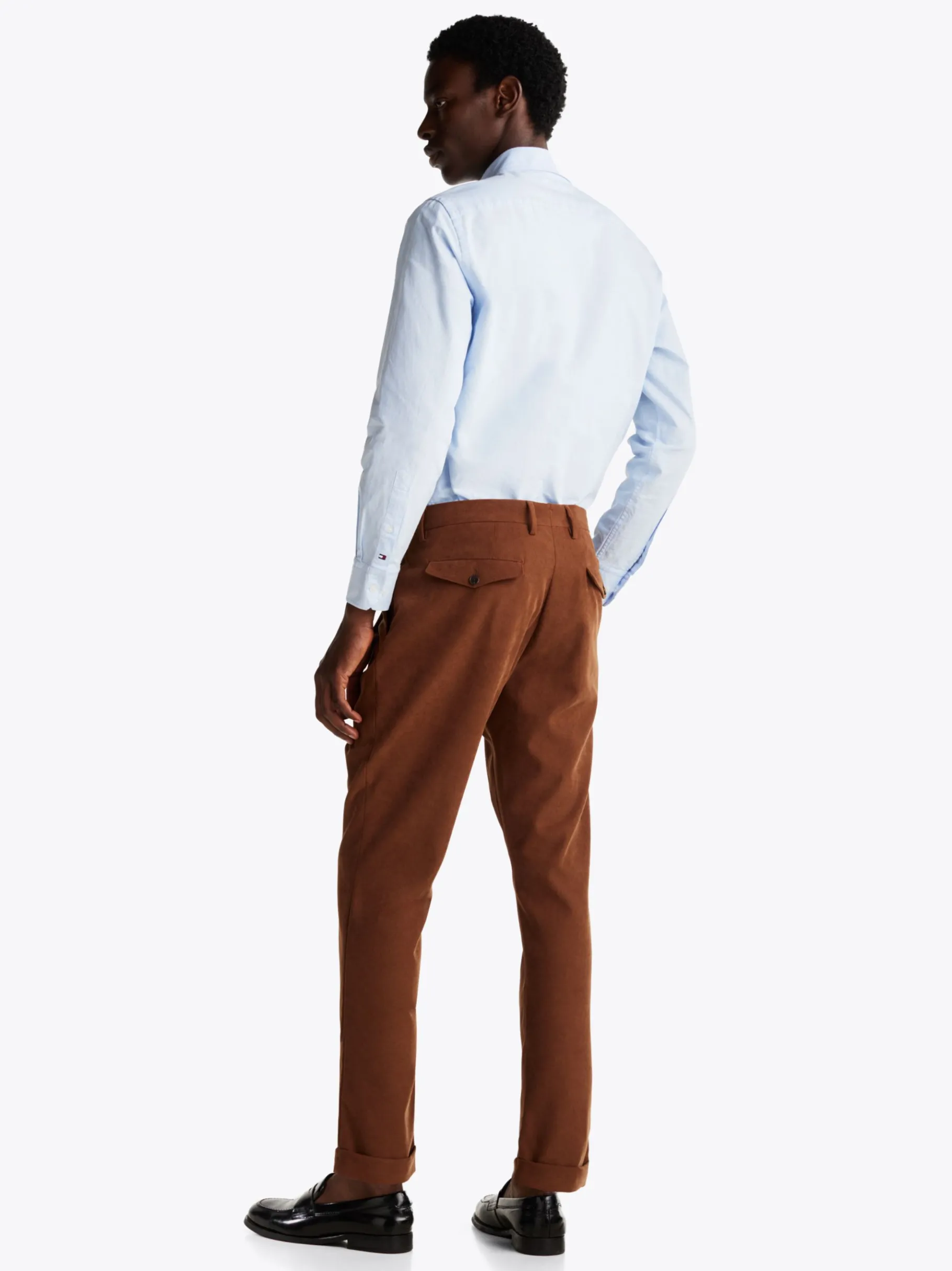 Tommy Hilfiger Hose mit Krempelsaum BROWN Outlet