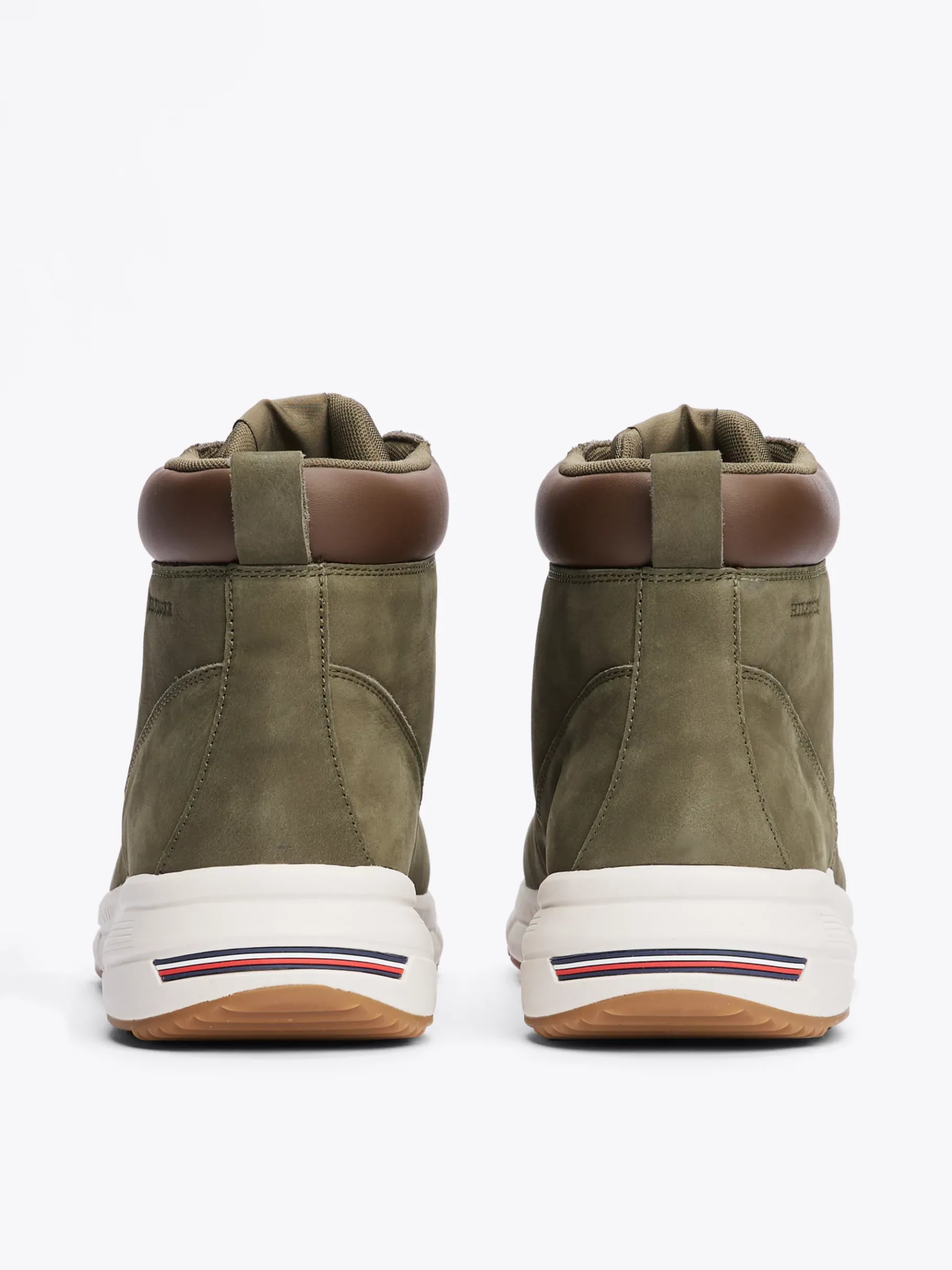 Tommy Hilfiger Hybrid-Boot aus Leder ARMY GREEN Outlet