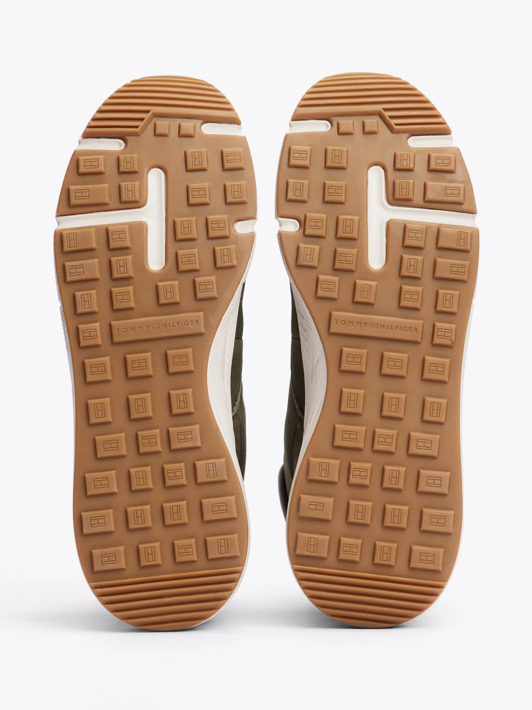 Tommy Hilfiger Hybrid-Boot aus Leder ARMY GREEN Outlet