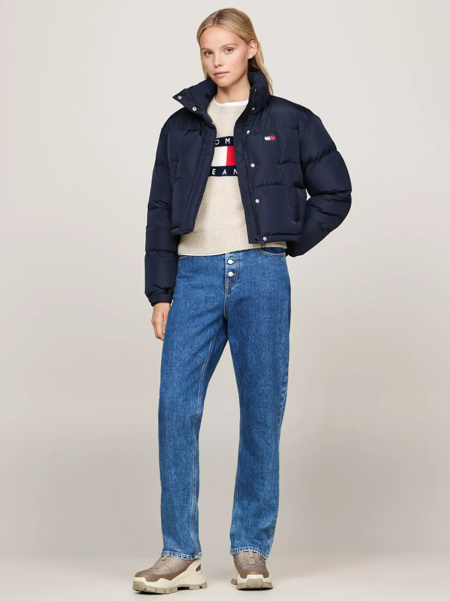 Tommy Hilfiger Hybrid-Schneestiefel mit warmem Innenfutter DUSKY TAUPE Fashion