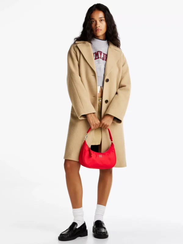 Tommy Hilfiger Iconic Schultertasche mit gleichfarbigem Logo RED HOT Shop