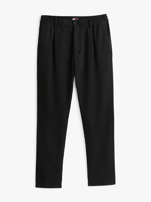 Tommy Hilfiger Isaac Regular Fit Twill-Hose BLACK Cheap