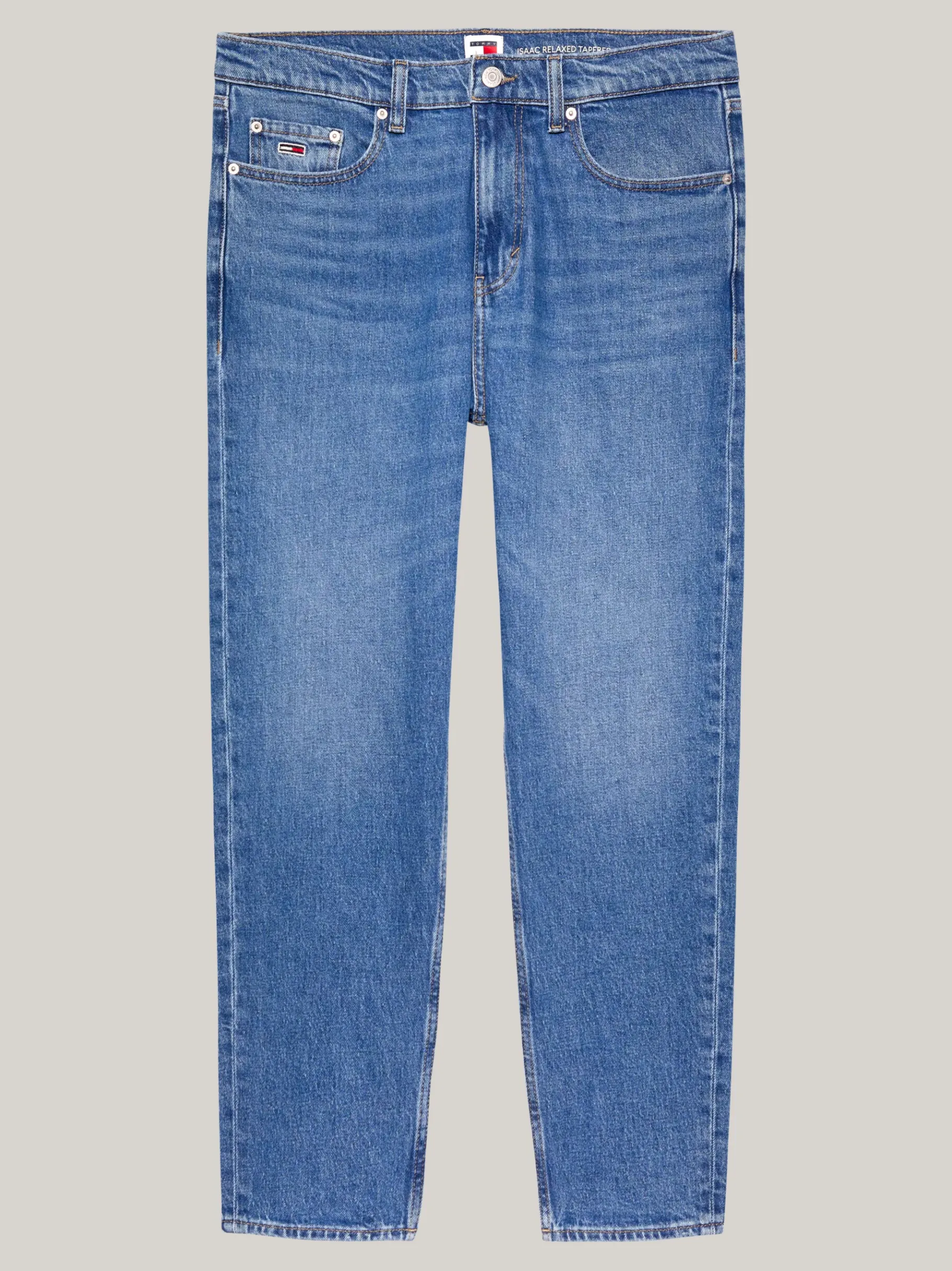 Tommy Hilfiger Isaac Relaxed Tapered Jeans mit Fade-Effekt DENIM MEDIUM Clearance