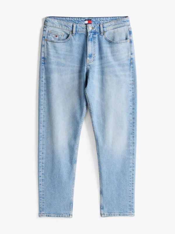 Tommy Hilfiger Isaac Relaxed Tapered Jeans mit Whisker-Effekt DENIM LIGHT Clearance
