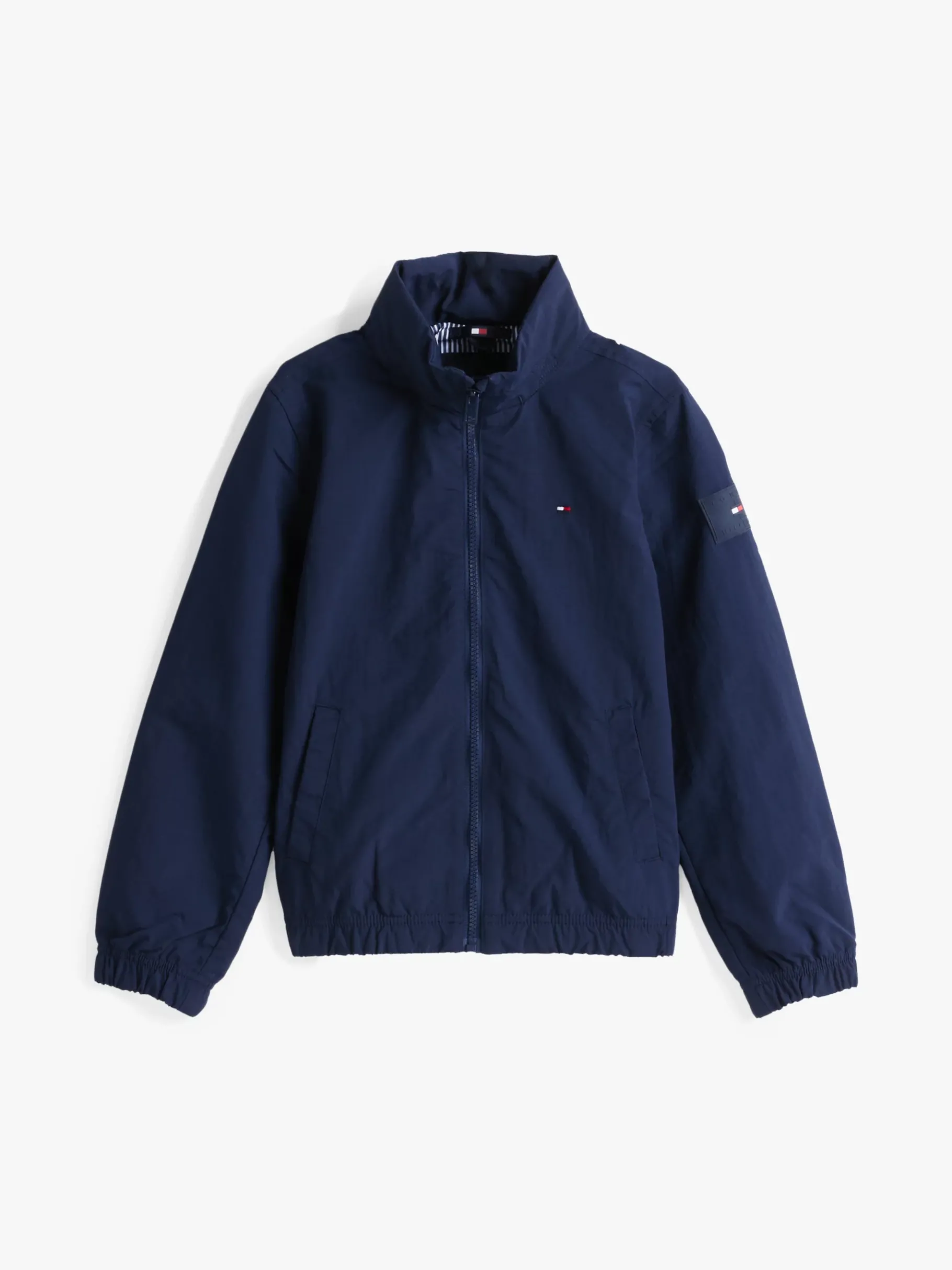 Tommy Hilfiger Jacke mit Logo-Patch und Kapuze DARK NIGHT NAVY Online